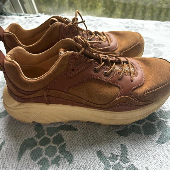UGG trainer low suede chestnut hiker trail sneaker men’s size 9 - Picture 9 of 15